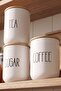 White Large Size 3-Piece Glass Jar Set with Bamboo Lids - 6