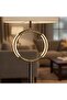 Fidel Metal Floor Lamps With LED Lights And E27 Bulb -150Cm - 4
