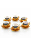 Porcelain 6-Person Humayun Coffee Cup Set - 2