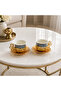 Porcelain 6-Person Humayun Coffee Cup Set - 5