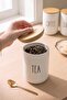 White Large Size 3-Piece Glass Jar Set with Bamboo Lids - 2