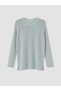 V-Neck Shiny Textured Women's Knitwear Sweater - 5