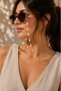 Large Pearl-Looking Beaded Eyeglass Chain (Gold Color) - 3