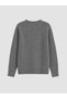 Anthracite Women's Knitwear Sweater with Scarf Collar - 7