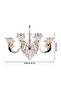 Casablanca 2-Tier 12-LED Modern Crystal Chandelier with Remote 3 Color Dimmable Light Chrome 80 cm - 8