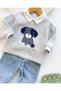 Punch Puppy Detail Thessaloniki Sweater Premium Seasonal 2-Piece Men's Baby Set - 2