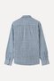Men's Navy Blue Plaid Regular Fit Long Sleeve Shirt - 6