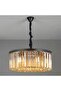 Rivoli 12-Light Crystal Chandelier Crystal And Metal Amber/Black 80 cm - 2
