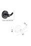 Classic Bathroom Accs 1600-6 Pieces Gift Set Matt Black - 4