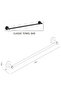 Classic Bathroom Accs 1600-6 Pieces Gift Set Matt Black - 7