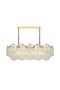 Zahra 12-Light Crystal Chandelier Crystal And Metal Gold 100 cm - 2