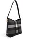 Black - Black Plaid Women's Shoulder Bag Sp1286 - 5