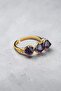 Women's Purple Crystal Stone Ring - 2