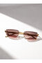 Women's Premium Velour Sunglasses Uv400 Cornered Pink Gradient - 4