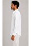 Regular Slim 100% Cotton Linen Textured Shirt with Stylish Collar for Men - 2