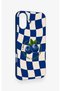 iPhone 16 Plus Compatible Blueberry Patterned Silicone Case - 3