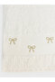 Lcw Home Ecru Bowknot Embroidered Cotton Towel Set of 2 - 5