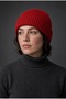 Unisex Winter Knitwear Red Beanie |   Plain Basic Knitted Beanie Model - 2