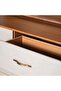 Nordomi 6-Drawer Dresser with Mirror with Stool Beige/Natural With 2-Year - 7