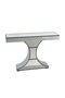 Nexxus Console Table Silver/Black With 2-Year , Interior Furniture For Family Living Spaces - 3