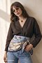 Patterned Beige Soft Scarf 90X90 - 2