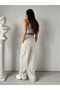 Stone Waist Elastic Parachute Pants - 50758 - 2