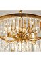 Aura 18-Lights Crystal Chandelier Crystal And Metal Chrome 100 cm - 3