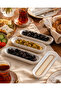 Sahra Porcelain 4-Piece Olive Bowl Set - 3
