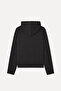 Women's Brown Loose Fit Hooded Sweatshirt - 2