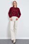 Floral Embroidered Buttoned Knitwear Cardigan - 5