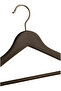 30 Pieces of Clothes Hangers Wood Look Plastic Hangers - 3