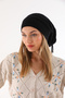 Women's Drawstring Backless Loose Knitwear Beanie - Flowy Winter Beanie - 3