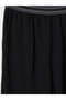 Vizyon New Season Black Wide Leg Women's Trousers with Elastic Waist - 7