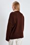 Wide Sleeve Crew Neck Casual Knit Sweater - 8