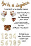 6 Year Old Bear Head Retro Theme Balloons 6 Year Old Birthday Balloon Set Set28 - 2