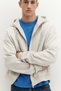Fermuarlı kapüşonlu sweatshirt - 5