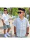 Boy's Muslin Shirt Shorts Set - 2