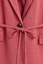 Allbucks Left* İes Linen-Blend Belted Rustic Blazer Jacket Ablft00010 - 6