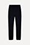 Women's Black Modal Blend Jogger Pants - 2