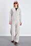 Zippered Stand Collar Ribbed 2-Piece Set - 5