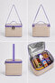 Korean Style Accessory Set with 3-Piece Girls' Primary and Secondary School Bag Backpack Thermal Lunch and Pencil Case Set - 3