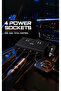 120W Car Power Adapter, 4-Socket Lighter Splitter with USB-A & USB-C - 3