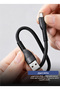 كابل بيانات USB من النوع C بطول 120 سم، كابل شحن ونقل بيانات عالي السرعة مصنوع من مادة TPE متينة، تصميم مقاوم للتشابك للأجهزة - 2