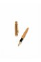 Handcrafted Wooden Rollerball Pen with Gold Trim & Engraved Cap
