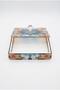 Tile Patterned Plexiglass Lid Wooden Candy Bowl, Square Turkish Delight Container, Chocolate Box, Treat Box - 6