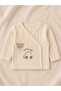 Baby Boy Teddy Bear and Car Embroidered Openwork 5-Piece Newborn Hospital Discharge Set - 2