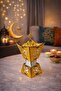 Plexi-Coated Wooden Incense Burner, Gold Mirrored Luxury Incense Holder, Decorative Solid Incense Burner, 22X11 cm - 3