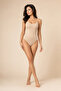 3-Pack Women's Thin Strap Cotton Snap Bodysuit - 4