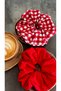 Elastic Hair Clip Red Pinterest Model Women's Hair Clip Bun Clip - 3