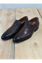 Men's Summer Shoes Genuine Leather Neolite Sole Laceless Brown Color - 4